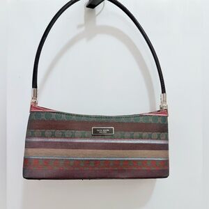Kate Spade Striped Shoulder Bag Vintage Y2K